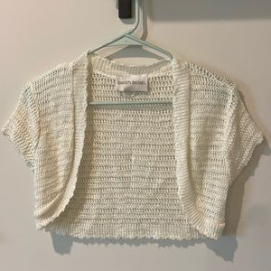 White Knit Shawl